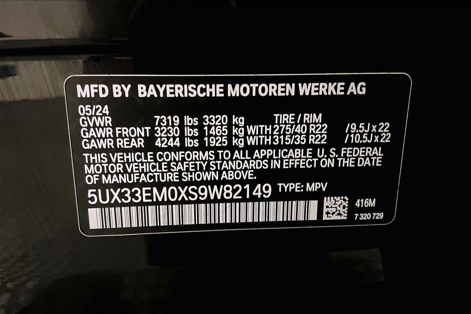 Certified 2025 BMW X7 M60i AWD/4WD image 33