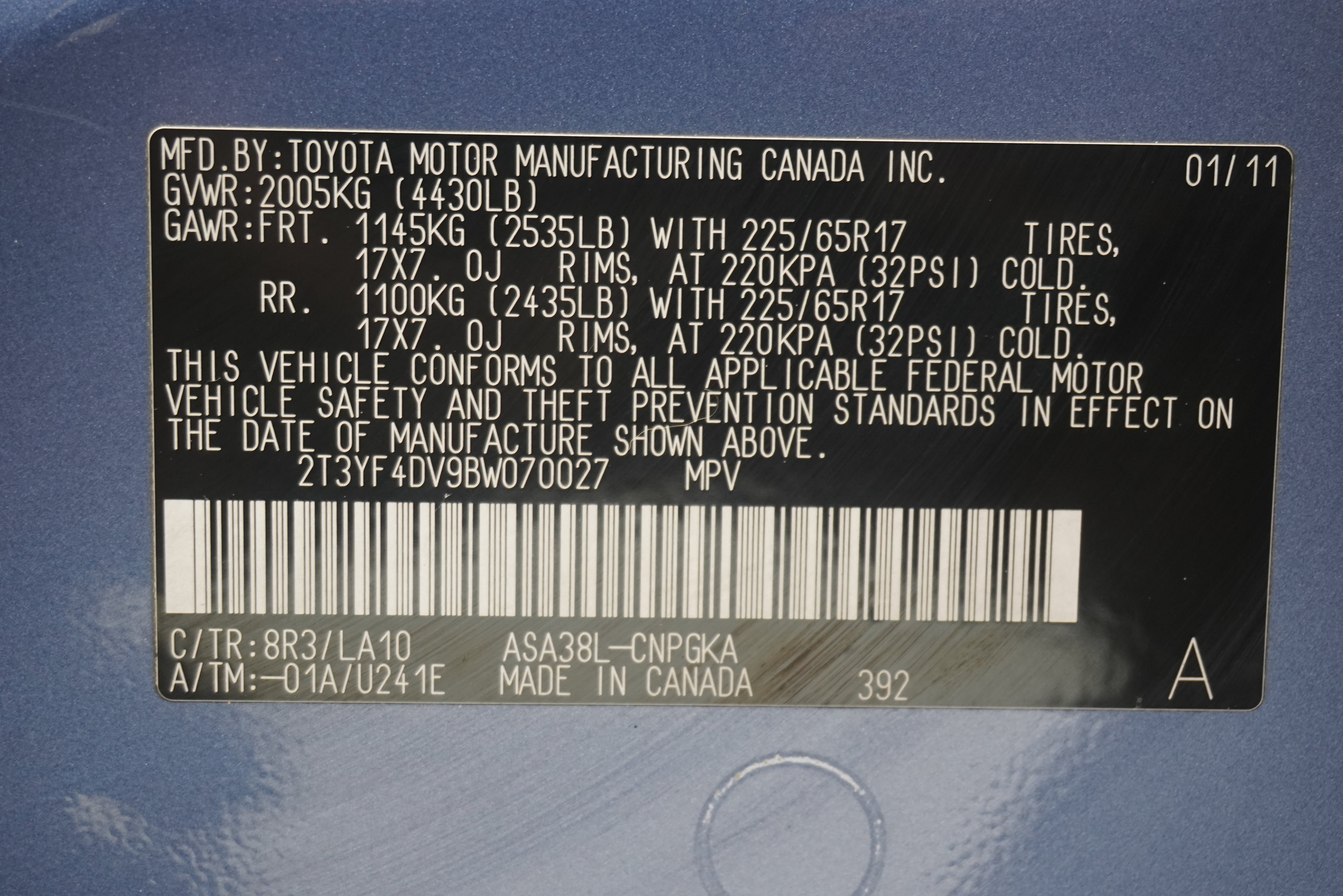 Used 2011 Toyota RAV4 Limited w/ Limited Extra Value Pkg FWD image 32