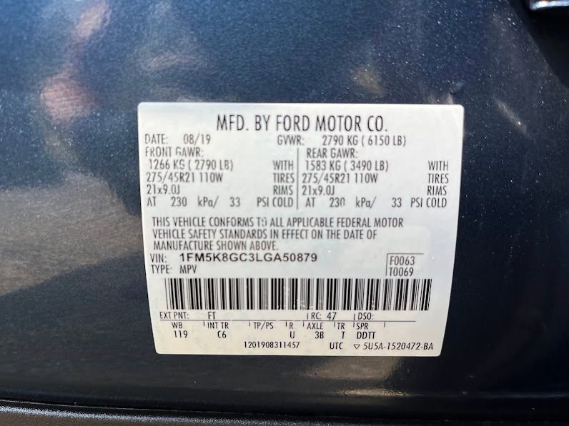 Used 2020 Ford Explorer ST w/ ST Street Pack AWD/4WD image 7