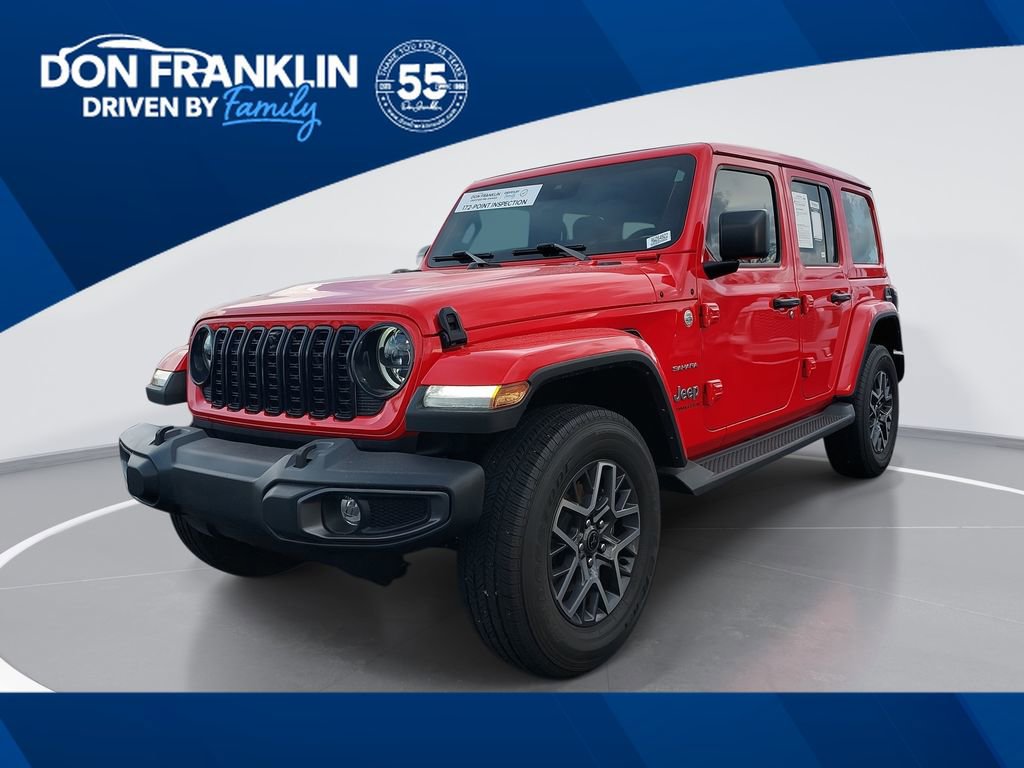 Used 2024 Jeep Wrangler Unlimited Sahara w/ Technology Group AWD/4WD image 1