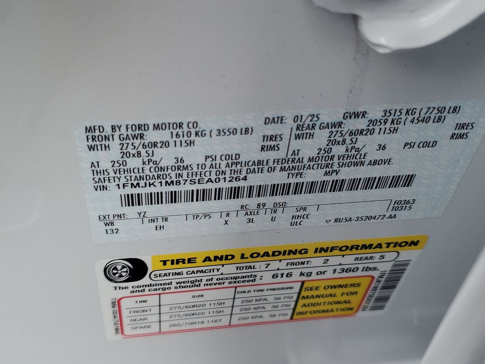 Certified 2025 Ford Expedition Max Platinum image 36