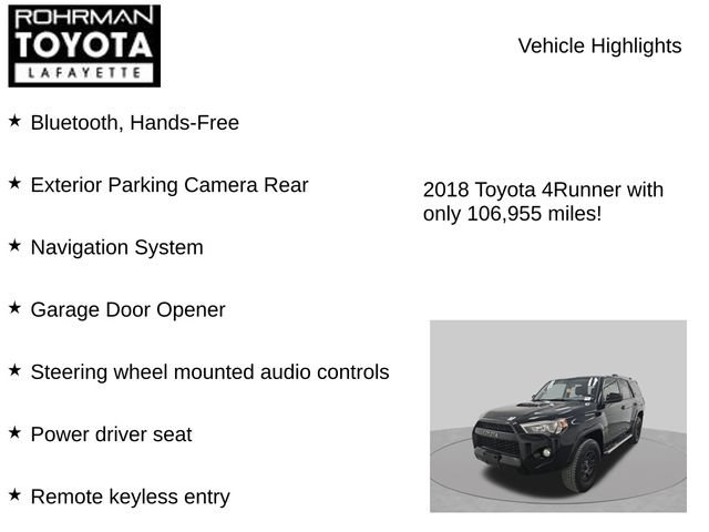 Used 2018 Toyota 4Runner TRD Pro AWD/4WD image 7