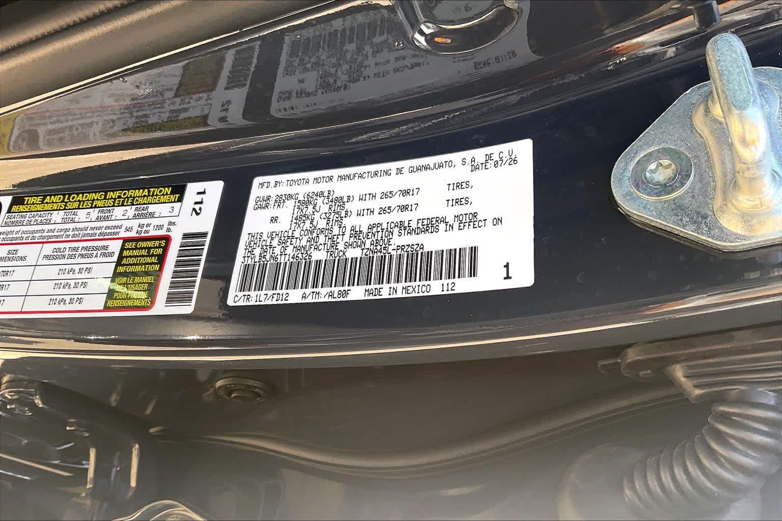Used 2026 Toyota Tacoma TRD Off-Road AWD/4WD image 33