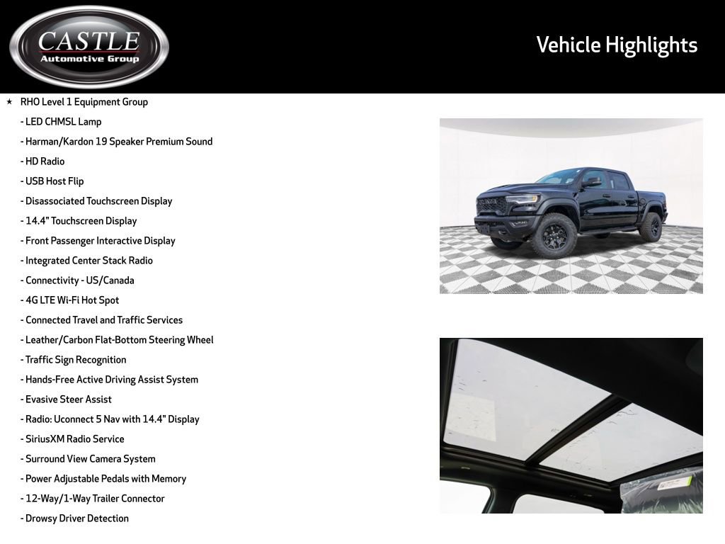 New 2026 RAM 1500 RHO w/ RHO Level 1 Equipment Group image 6