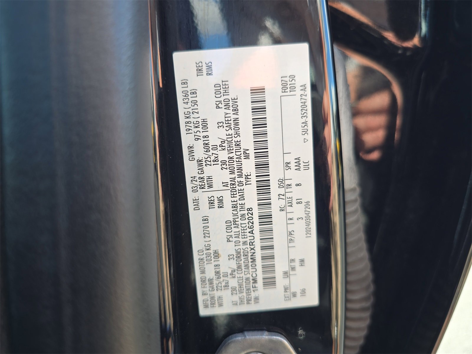 Certified 2024 Ford Escape ST-Line image 28