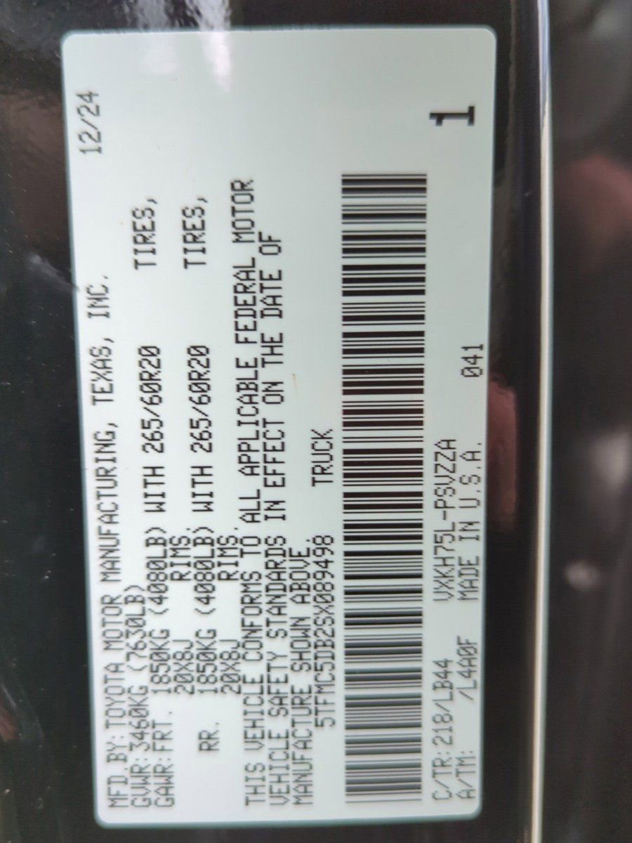 New 2025 Toyota Tundra 1794 Edition image 27