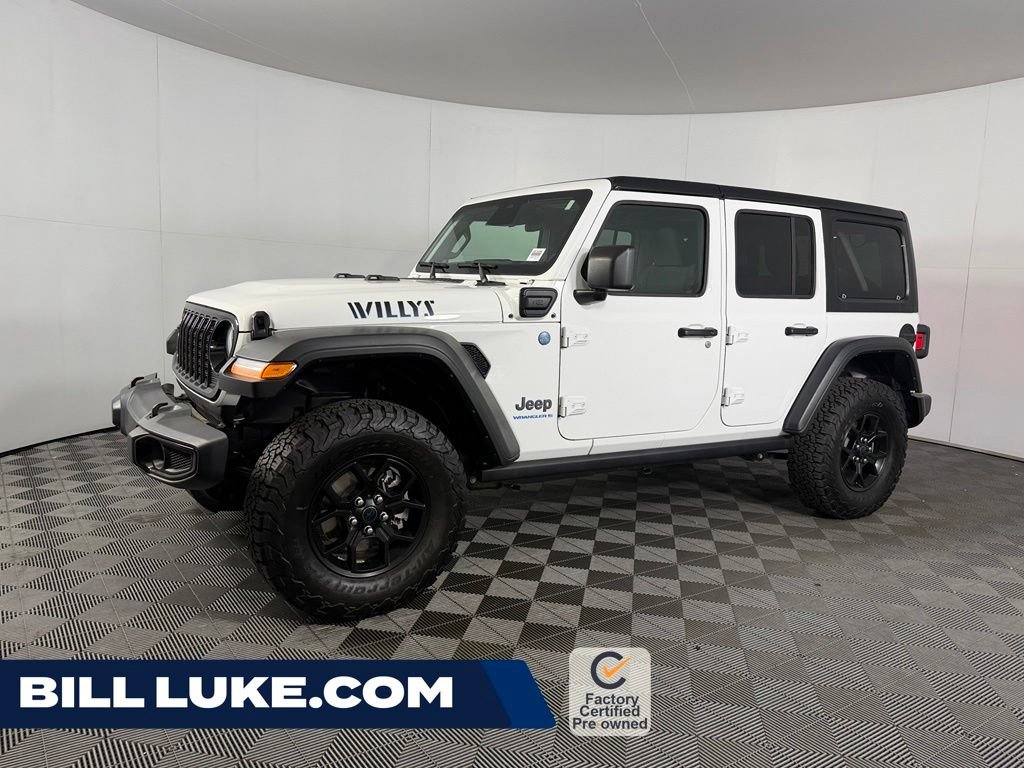 Certified 2025 Jeep Wrangler Unlimited Sport S 4xe
