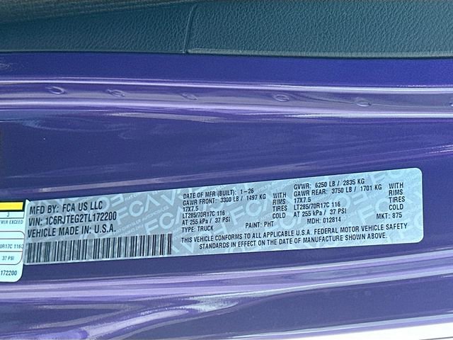 New 2026 Jeep Gladiator Mojave AWD/4WD image 20