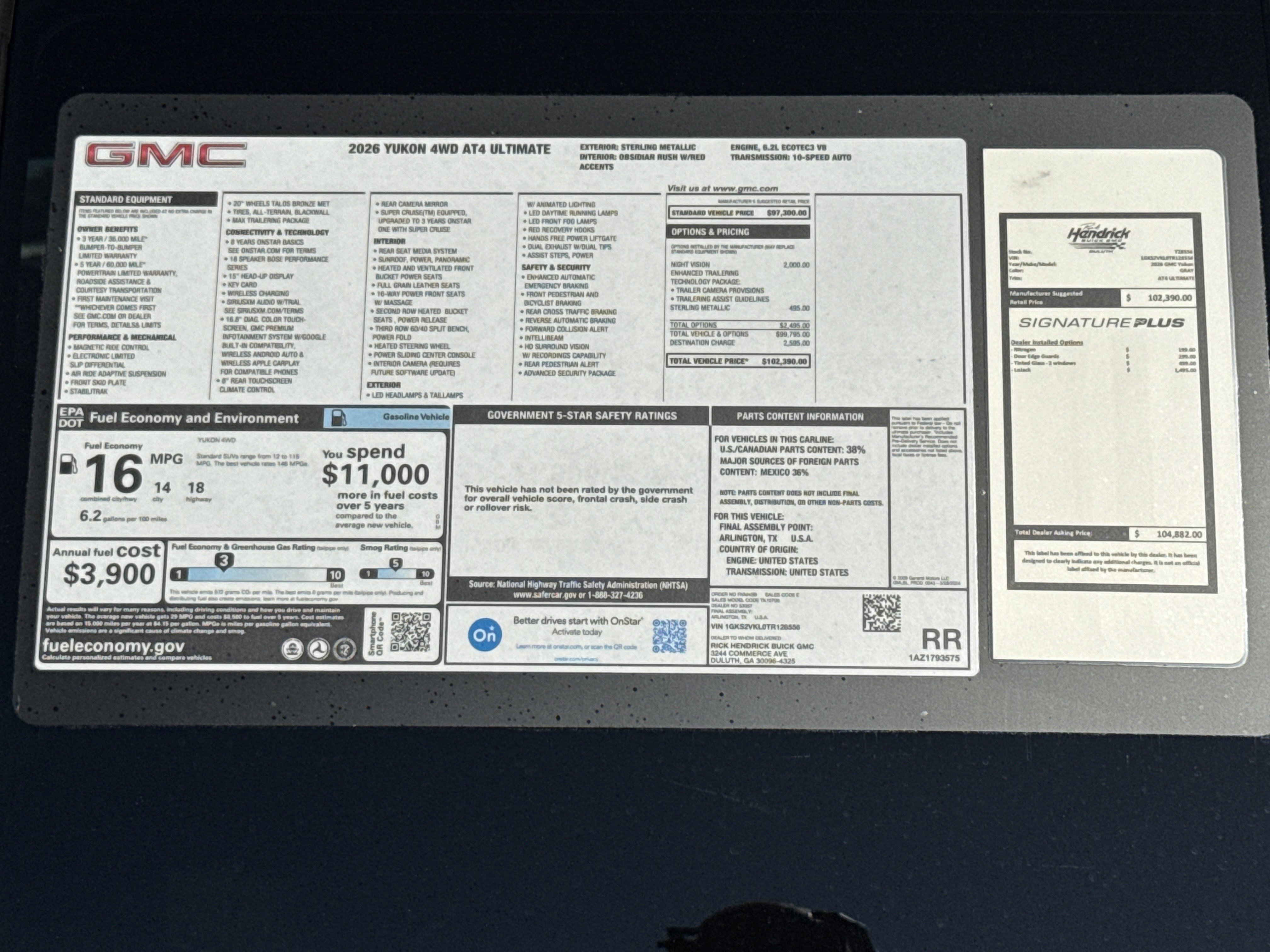 New 2026 GMC Yukon AT4 Ultimate image 42