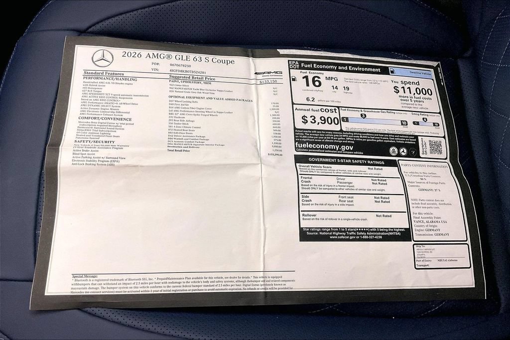 New 2026 Mercedes-Benz GLE 63 AMG S image 12