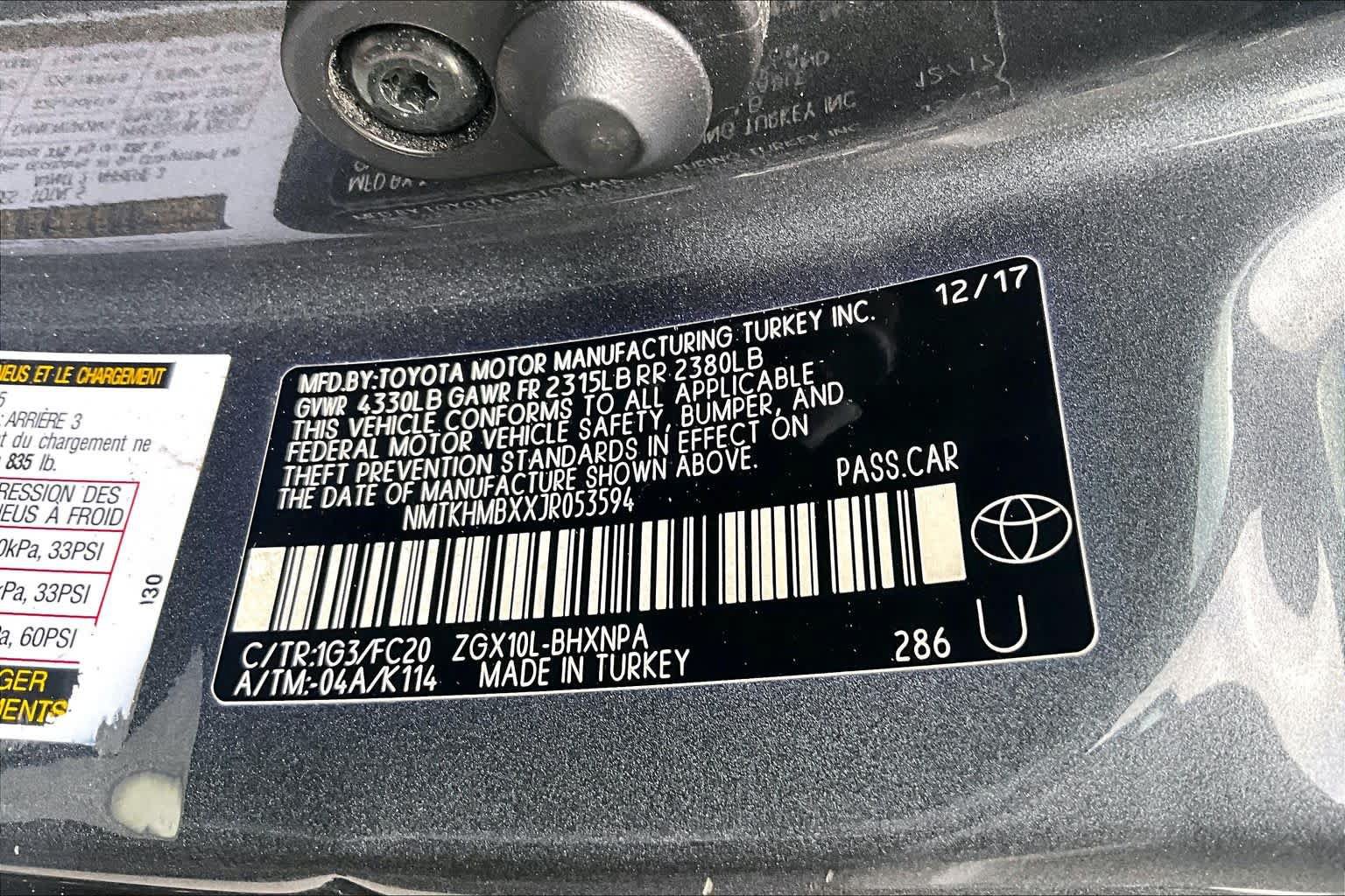 Used 2018 Toyota C-HR XLE FWD image 36