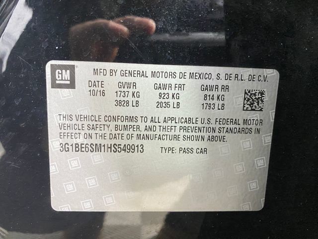 Certified 2017 Chevrolet Cruze LT w/ Convenience Package image 32