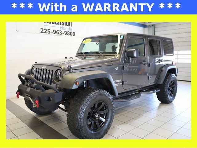 Used 2016 Jeep Wrangler Unlimited Sport w/ Quick Order Package 23S
