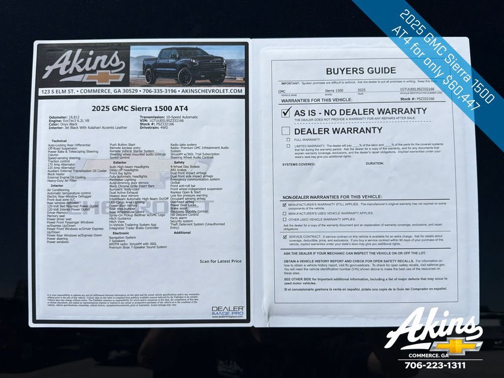 Certified 2025 GMC Sierra 1500 AT4 image 11