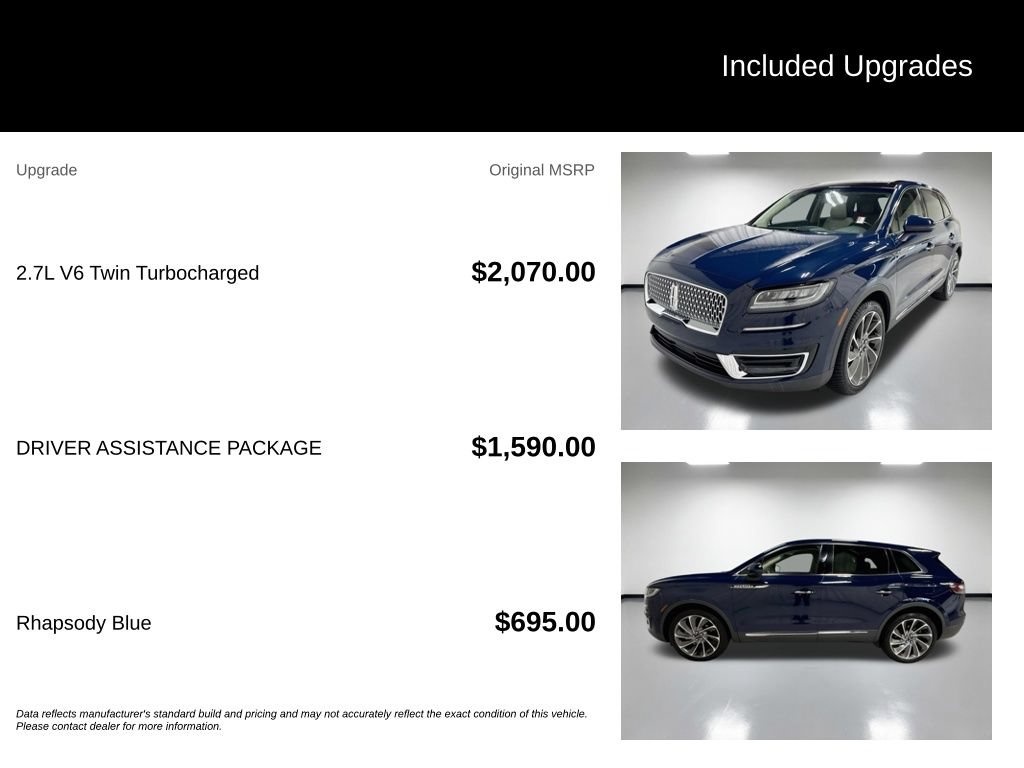 Used 2019 Lincoln Nautilus Reserve w/ Driver Assistance Package AWD/4WD image 7