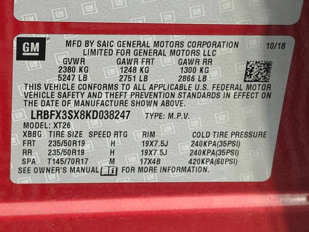 Used 2019 Buick Envision Premium w/ LPO, Active Package AWD/4WD image 60
