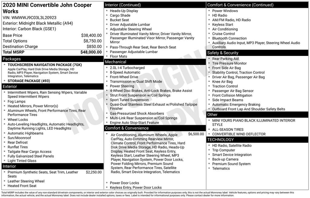 Used 2020 MINI Cooper John Cooper Works image 12