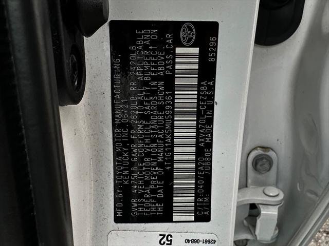 Certified 2021 Toyota Camry SE FWD image 29