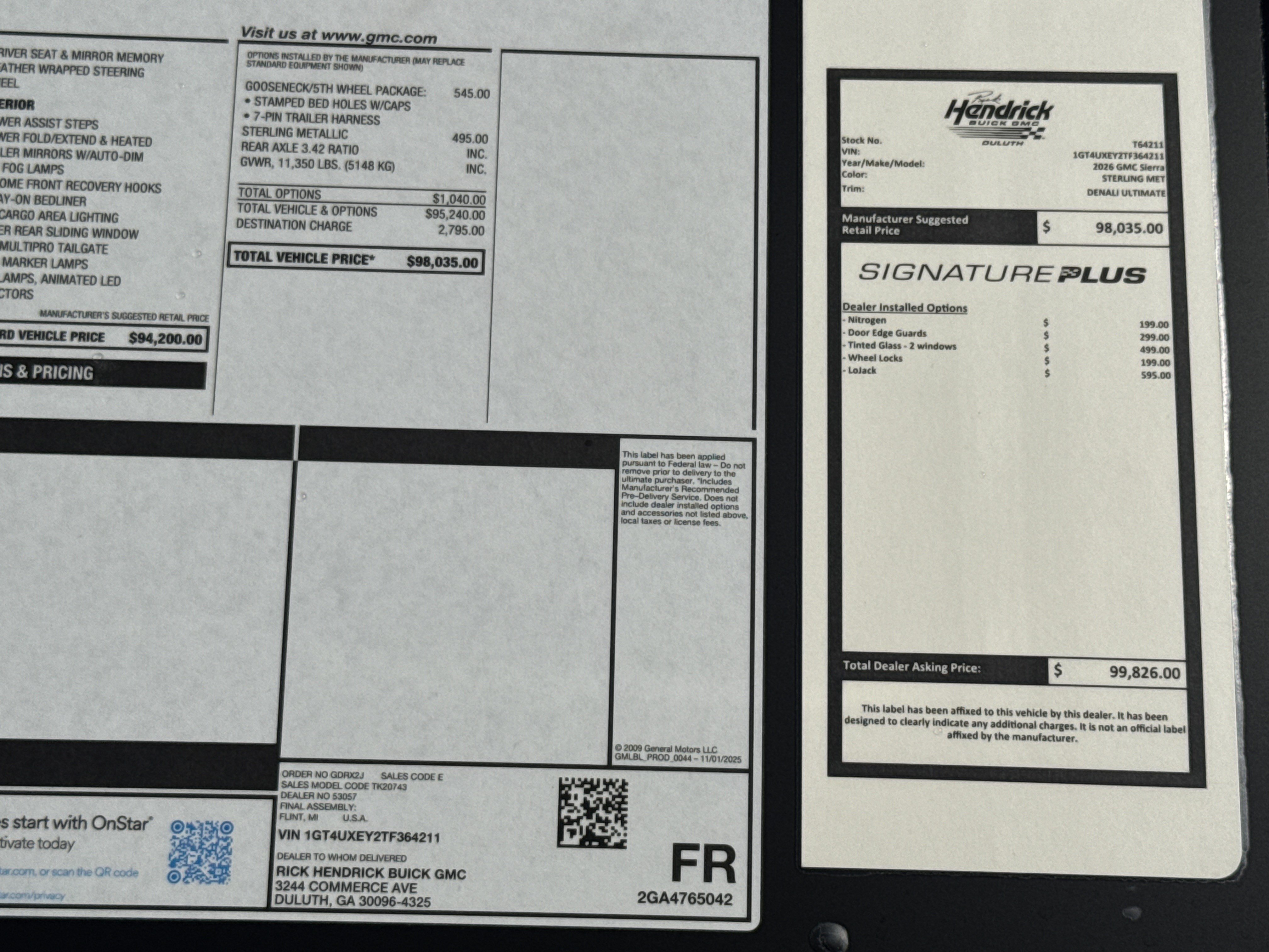 New 2026 GMC Sierra 2500 Denali Ultimate AWD/4WD image 38
