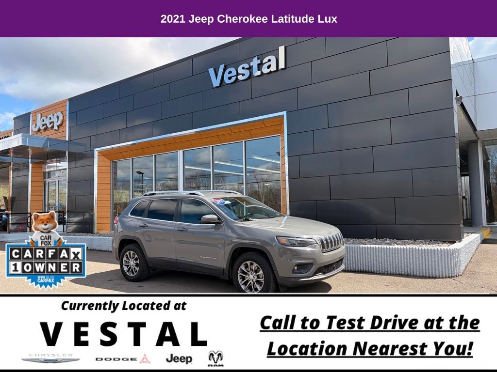 Used 2021 Jeep Cherokee Latitude Lux w/ Comfort/Convenience Group AWD/4WD image 1