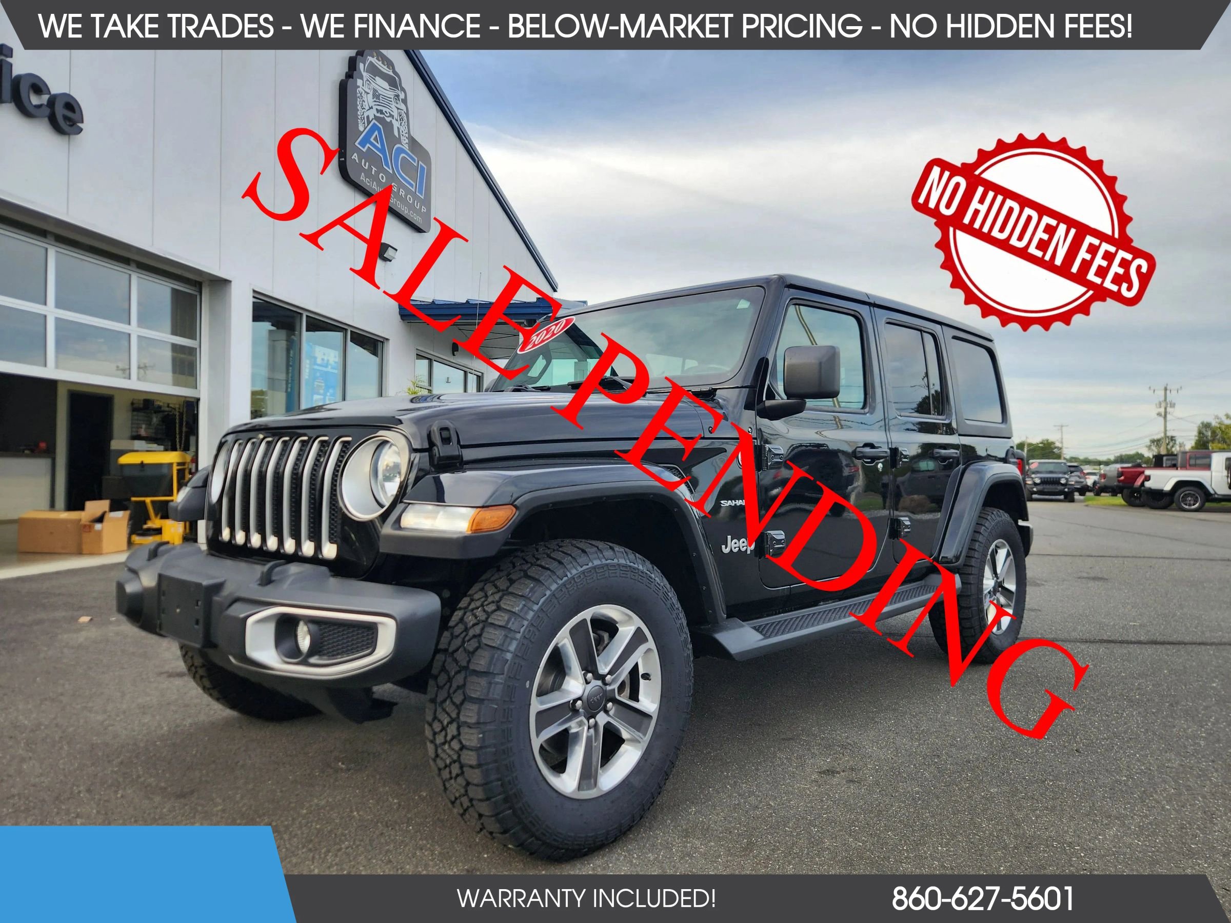 Used 2020 Jeep Wrangler Unlimited Sahara image 1
