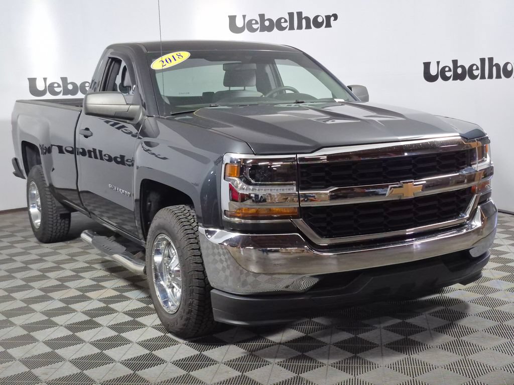 Used 2018 Chevrolet Silverado 1500 W/T w/ Chrome Bumper Package