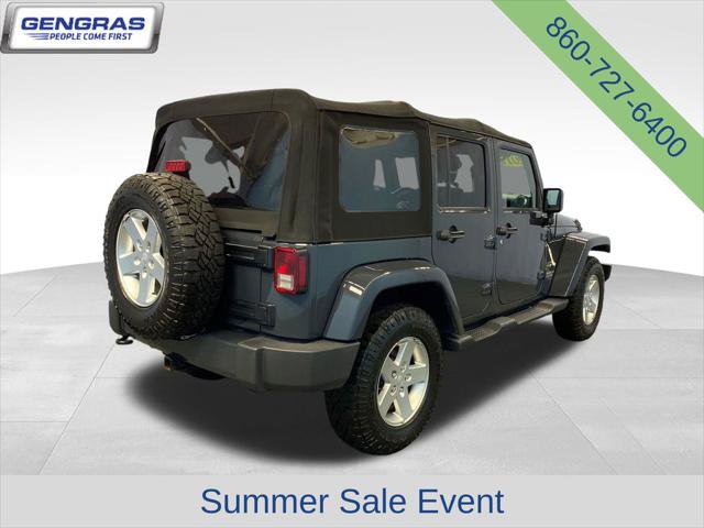 Certified 2017 Jeep Wrangler Unlimited Sahara w/ Connectivity Group AWD/4WD image 8