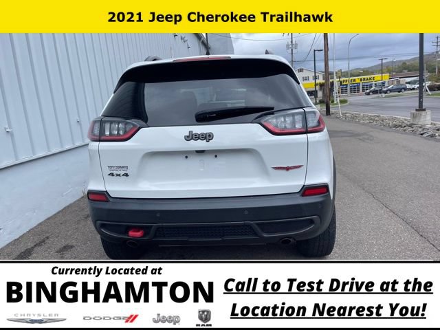 Used 2021 Jeep Cherokee Trailhawk AWD/4WD image 6