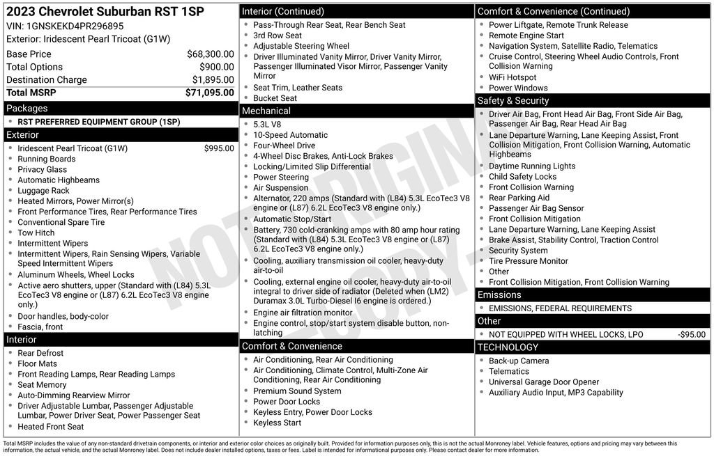 Used 2023 Chevrolet Suburban RST image 6