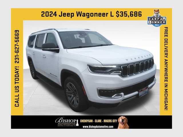 Used 2024 Jeep Wagoneer L Series II w/ Flexible Seating Group AWD/4WD 360° Tour