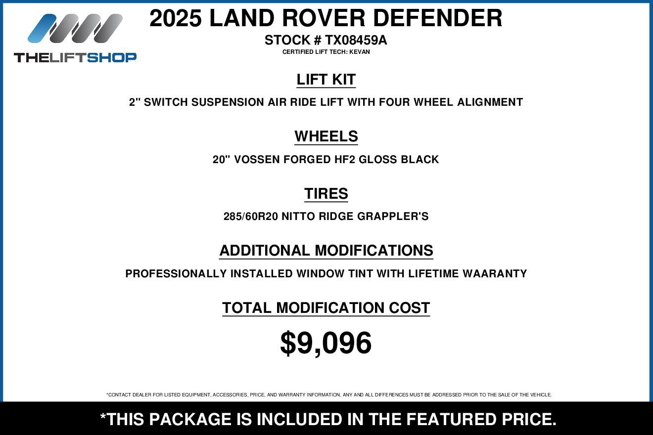 Used 2025 Land Rover Defender 110 X-Dynamic SE video 2