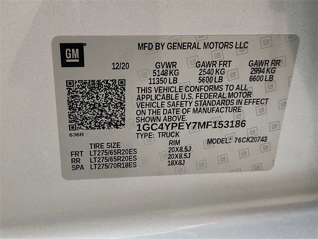 Used 2021 Chevrolet Silverado 2500 LTZ w/ LTZ Premium Package image 34