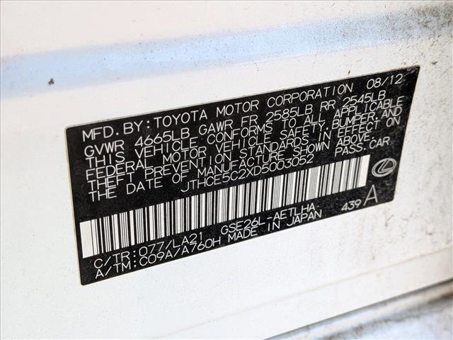 Used 2013 Lexus IS 350 AWD w/ Luxury Plus Pkg Value Edition image 16