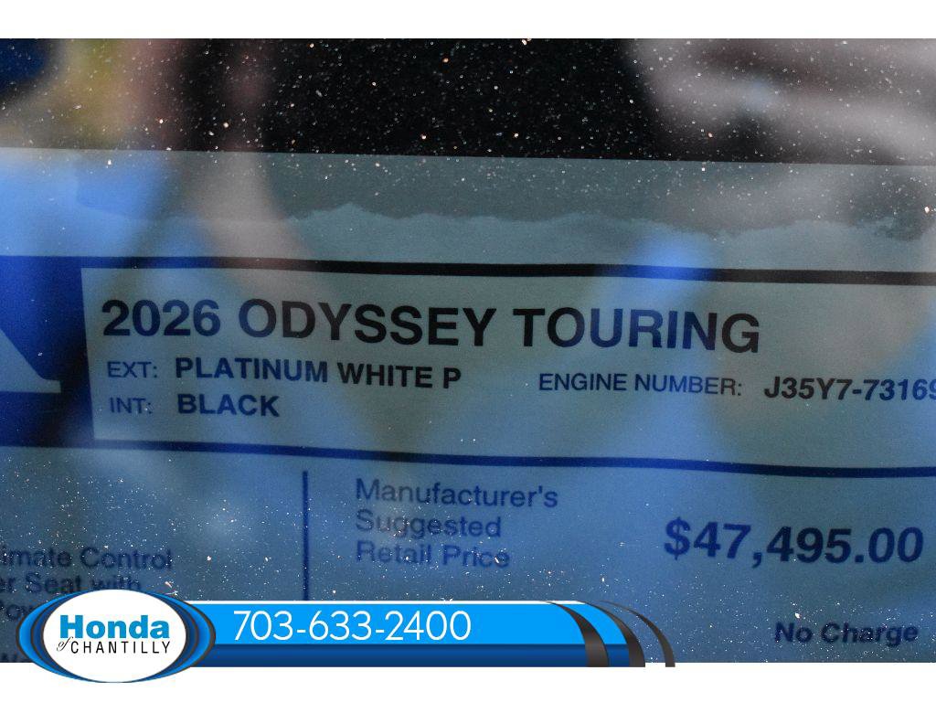New 2026 Honda Odyssey Touring image 38