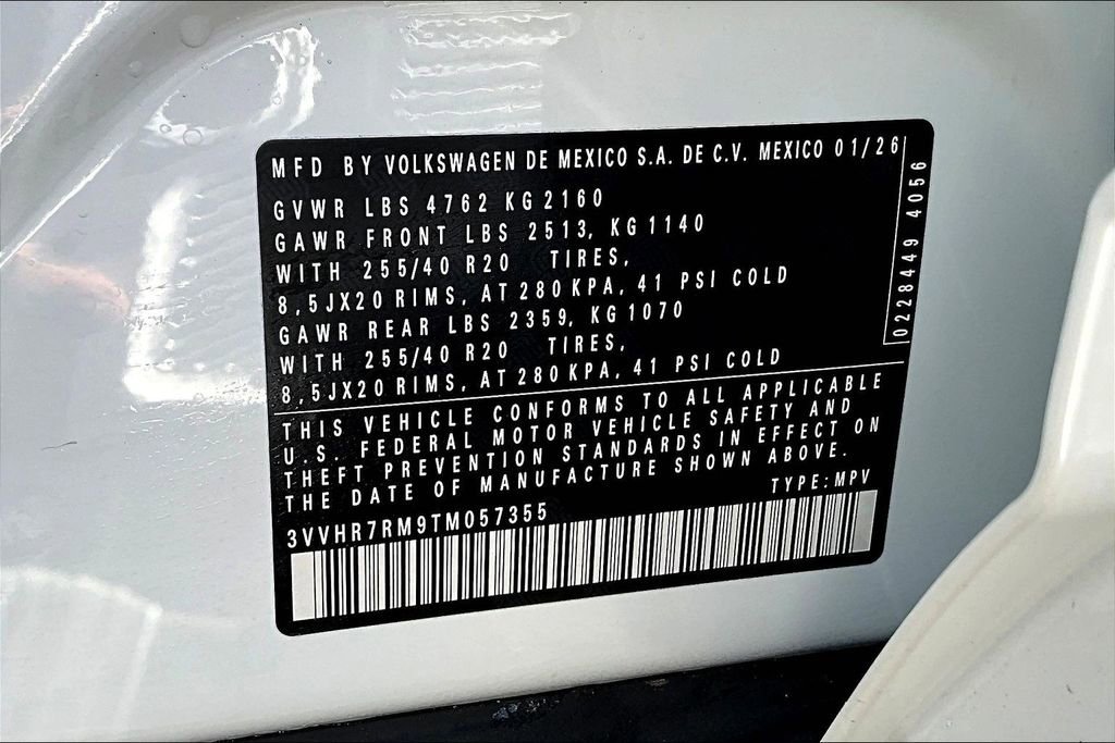 New 2026 Volkswagen Tiguan SE R-Line image 19