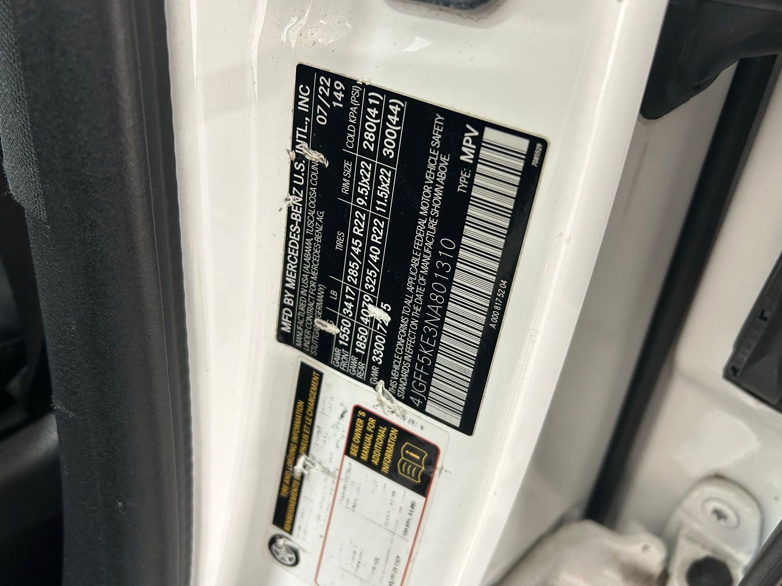 Used 2022 Mercedes-Benz GLS 450 4MATIC w/ AMG Line Exterior image 34