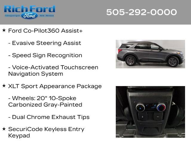 Certified 2024 Ford Explorer XLT w/ Equipment Group 202A RWD image 22