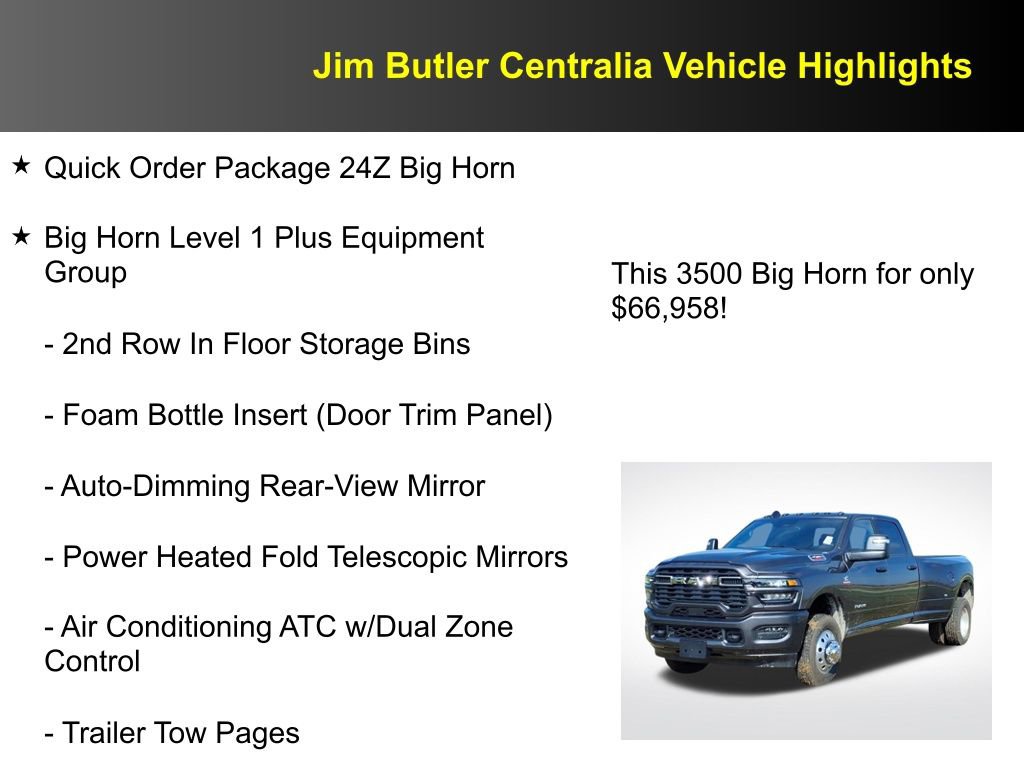 New 2026 RAM 3500 Big Horn image 8