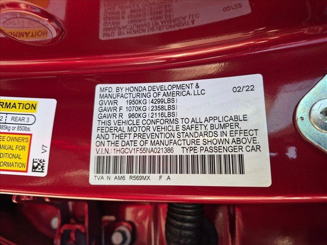 Used 2022 Honda Accord EX-L image 24