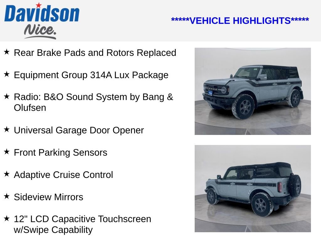 Certified 2022 Ford Bronco Outer Banks image 4