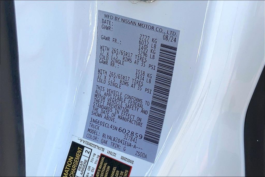Used 2025 Nissan Frontier SV RWD image 14
