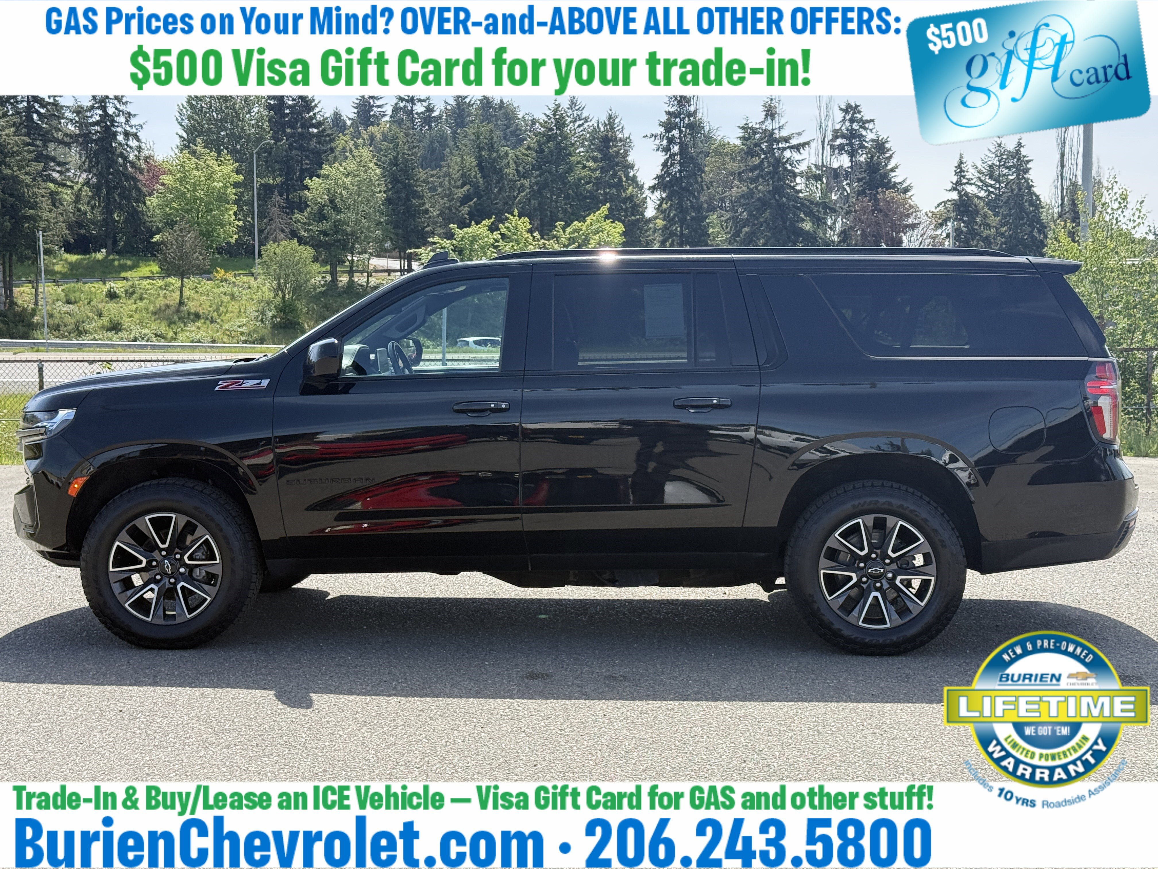 Used 2022 Chevrolet Suburban Z71 AWD/4WD image 2
