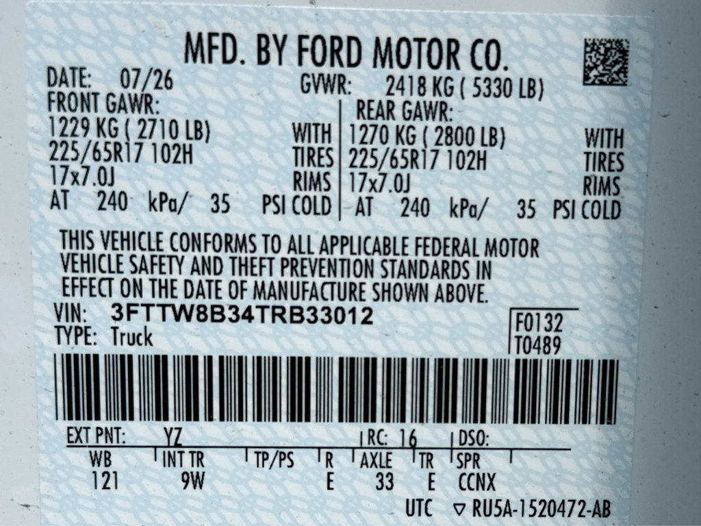 New 2026 Ford Maverick XL w/ Equipment Group 101A AWD/4WD image 27