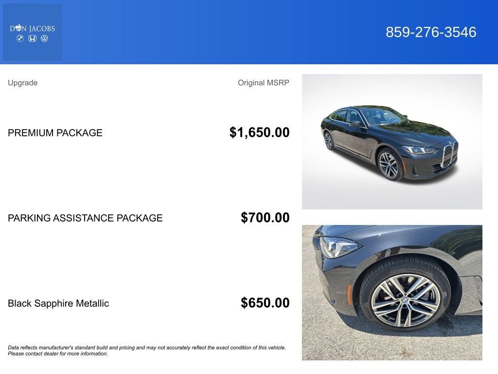 Used 2025 BMW 430i xDrive w/ Premium Package AWD/4WD image 5