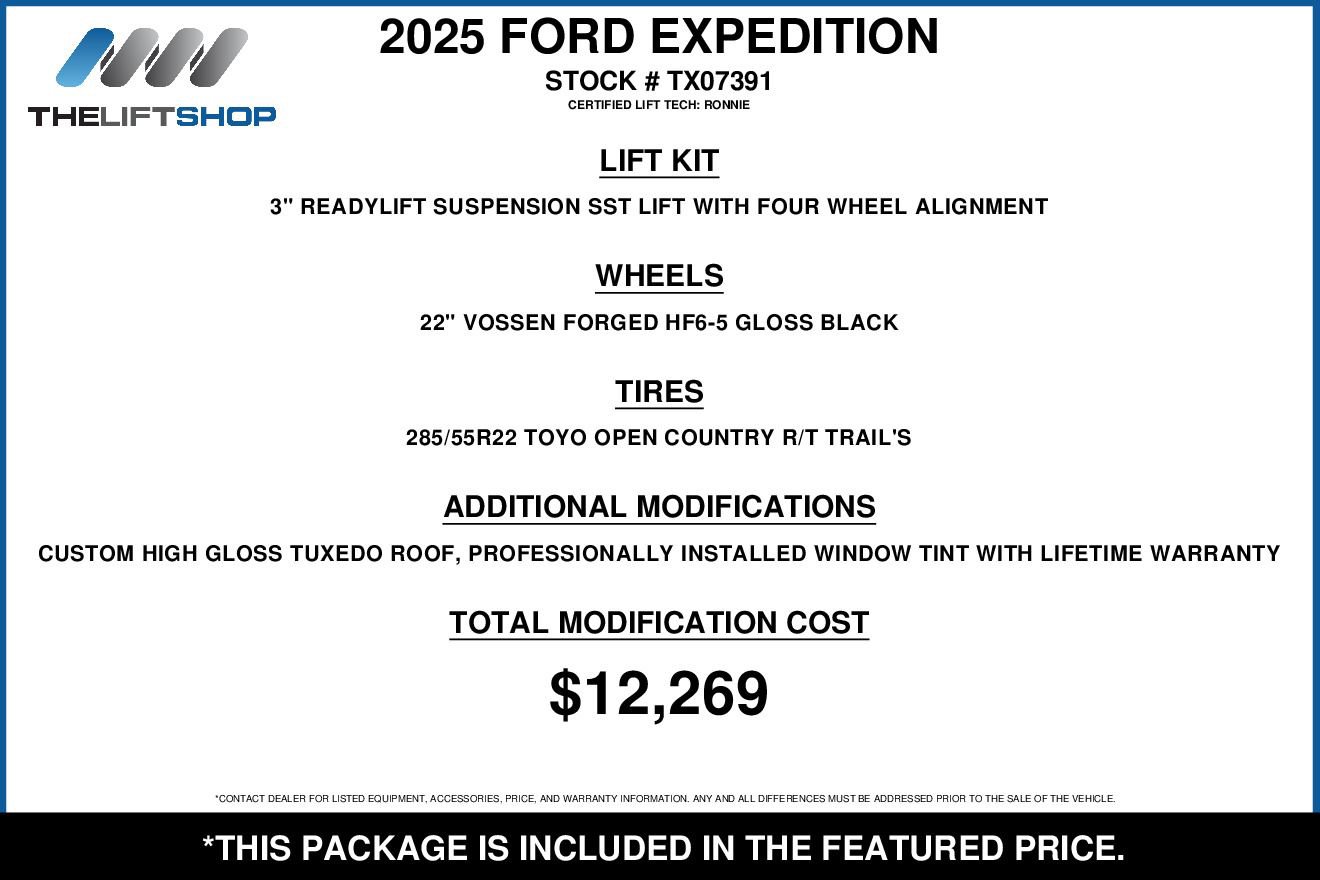 Used 2025 Ford Expedition Platinum w/ Stealth Performance Package AWD/4WD image 2