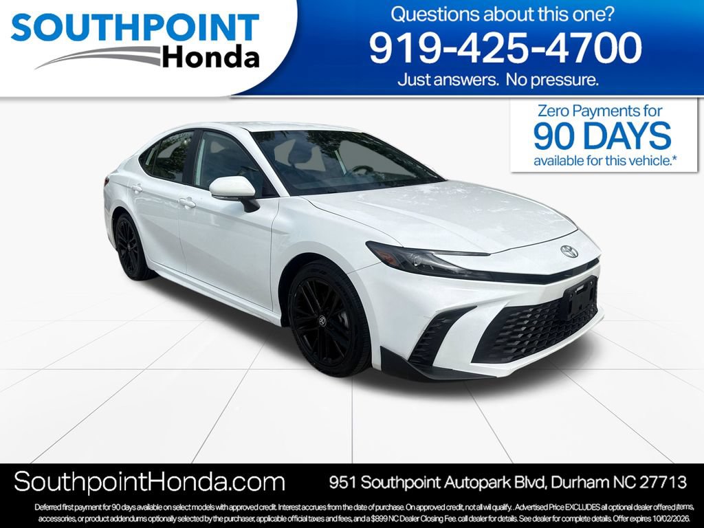Used 2025 Toyota Camry SE FWD 360° Tour