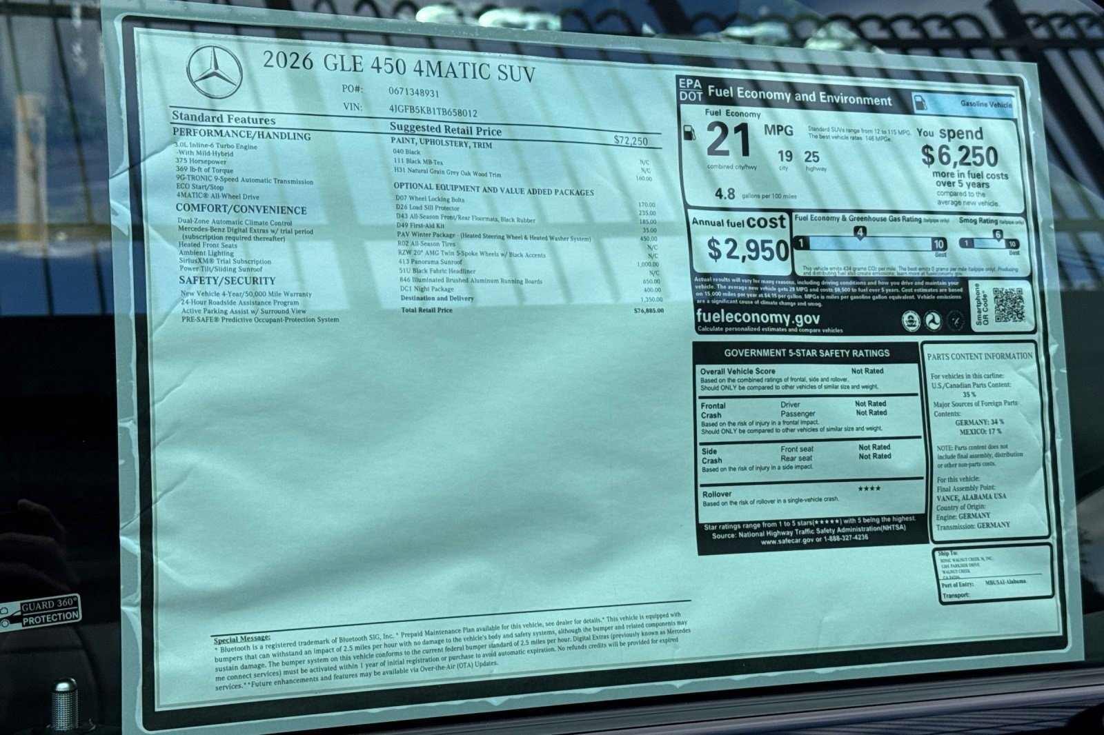 New 2026 Mercedes-Benz GLE 450 4MATIC image 30