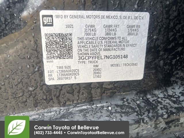 Used 2022 Chevrolet Silverado 1500 LT Trail Boss w/ LT Trail Boss Premium Package image 42