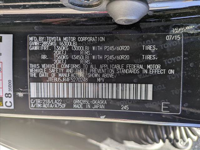 Used 2015 Toyota 4Runner Limited AWD/4WD image 27