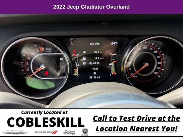 Used 2022 Jeep Gladiator Overland w/ Popular Equipment Package AWD/4WD image 19